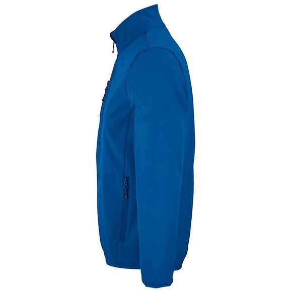 SOLS Mens Falcon Recycled Soft Shell Jacket / Royal Blue - Picture 2 of 3